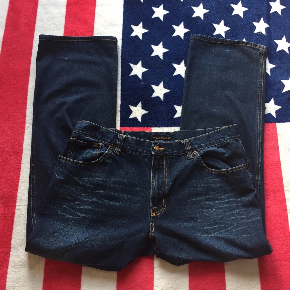 Nudie Jeans Thin Finn Jeans Tag 42/34 (meas 40/33)